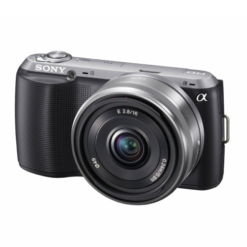 Sony NEX-C3, 16.2MP, Black + Obiectiv 18-55mm - eMAG.ro