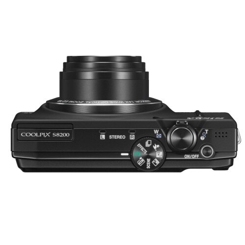 Aparat foto digital Nikon Coolpix S8200, 16.1MP, Negru - eMAG.ro