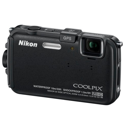 Aparat foto digital Nikon Coolpix AW100, 16MP, Negru - eMAG.ro