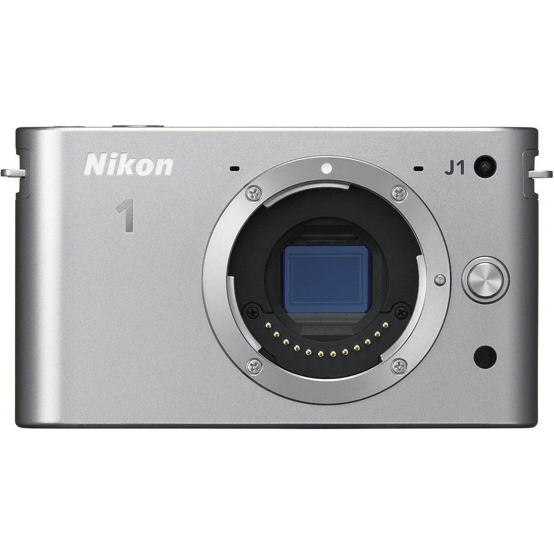 Nikon 1 J1, 10.1MP, Silver + Obiectiv VR 10-30mm - eMAG.ro