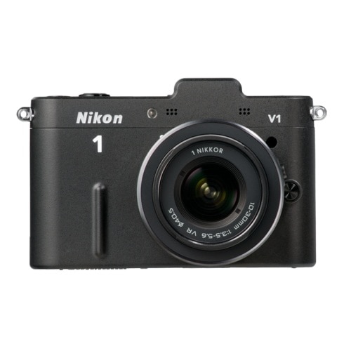 Nikon 1 V1, 10.1MP, Black + Obiectiv VR 10-30mm - eMAG.ro