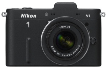 Nikon 1 V1, 10.1MP, Black + Obiectiv VR 10-30mm - eMAG.ro