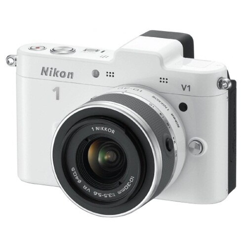 Nikon 1 V1, 10.1MP, White + Obiectiv VR 10-30mm - eMAG.ro