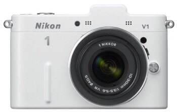 Nikon 1 V1, 10.1MP, White + Obiectiv VR 10-30mm - eMAG.ro
