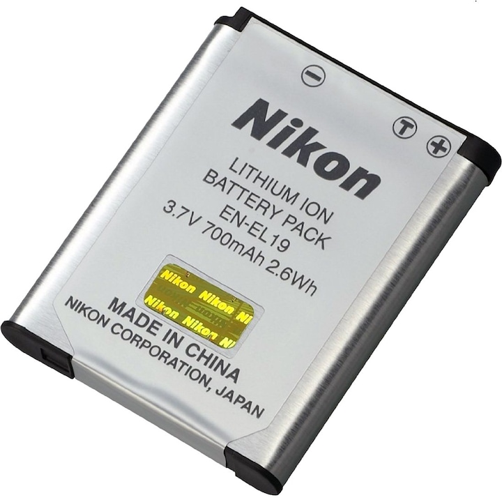 Nikon EN-EL19 akkumulátor, S2500, S3100, S4100-hoz