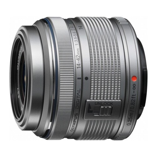 Olympus E-PM1, 12.3MP, Brown + Obiectiv EZ-M1442 II R, Silver
