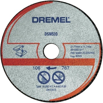 Disc taiere abraziv pentru metal si plastic Dremel S510 Disc taiere abraziv pentru metal si plastic Dremel S510