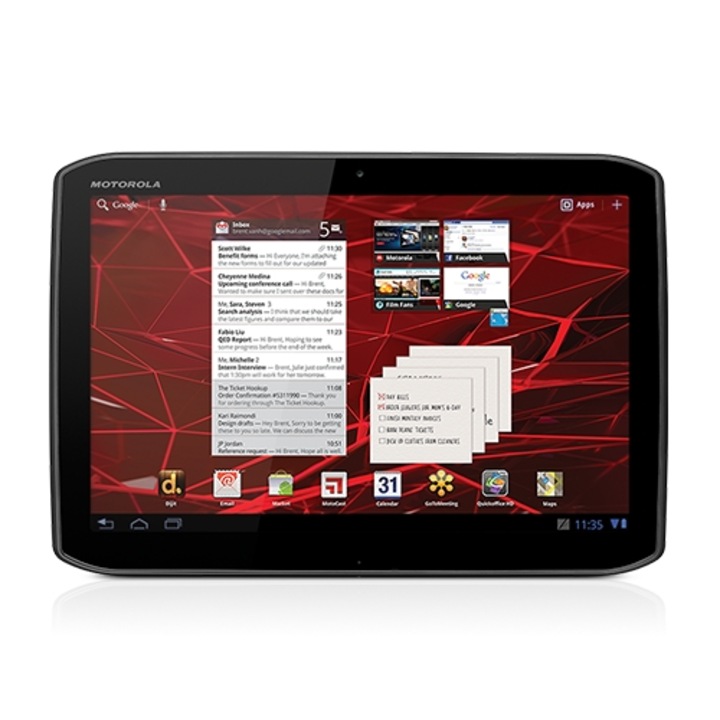 Tableta Motorola XOOM 2 MZ616 cu procesor Cortex-A9 1.2GHz, 10.1", 16GB, Wi-Fi, 3G, Android 3.2, Black
