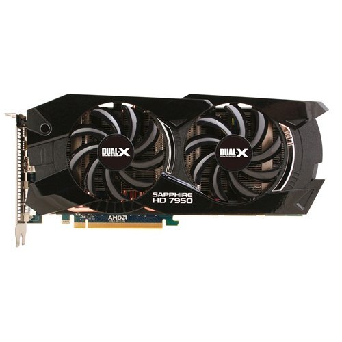 Placa video Sapphire AMD Radeon HD 7950 Dual-X, 3072MB, GDDR5