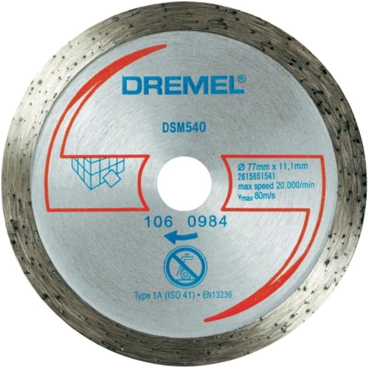 Dremel 540 gyémántkorong csempe vágáshoz, 20 mm