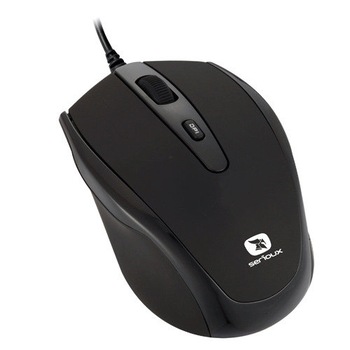Mouse optic Serioux Pastel 3300, USB, Negru