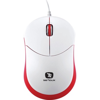 Mouse Serioux Rainbow 680, USB, Rosu