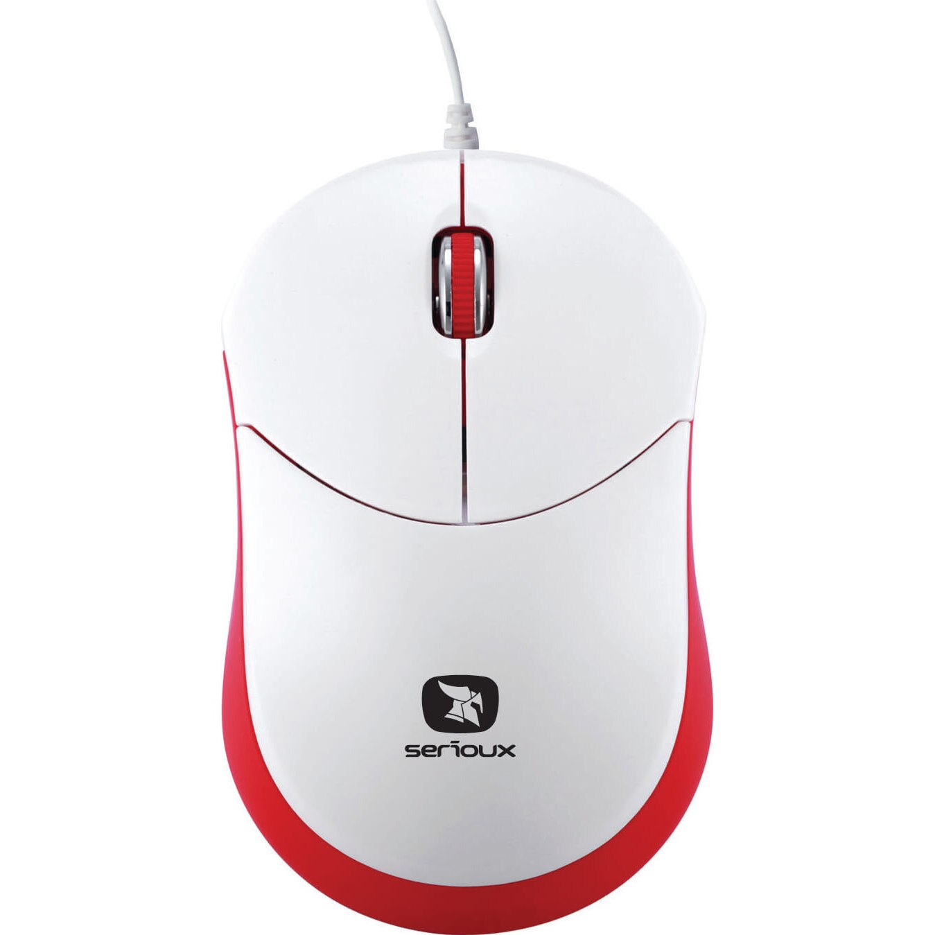 Mouse Serioux Rainbow 680, USB, Rosu