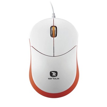 Mouse Serioux Rainbow 680, USB, Portocaliu Mouse Serioux Rainbow 680, USB, Portocaliu