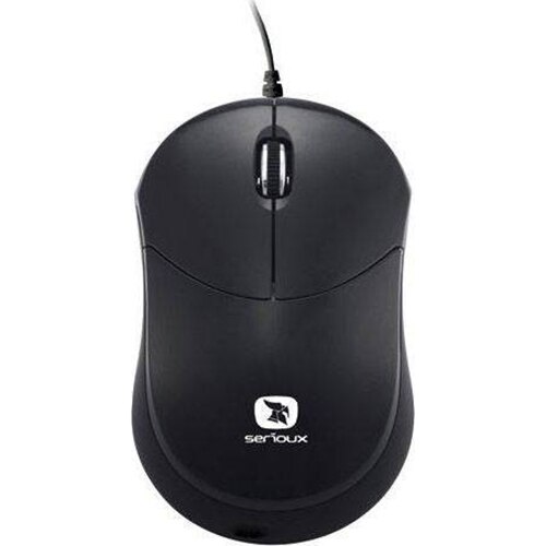 Mouse Serioux Rainbow 680, USB, Negru