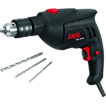 Masina de gaurit cu percutie Skil F0156002CA, 500 W, 3000RPM, 13 mm + 3 Burghie Masina de gaurit cu percutie Skil F0156002CA, 500 W, 3000RPM, 13 mm + 3 Burghie