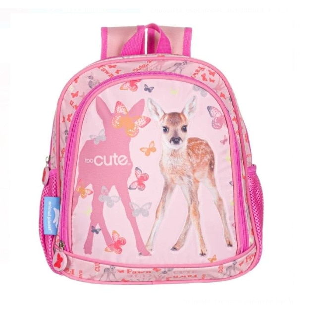 Ghiozdan pentru copii Animal Planet, roz, 2 compartimente cu fermoar, 2 buzunare