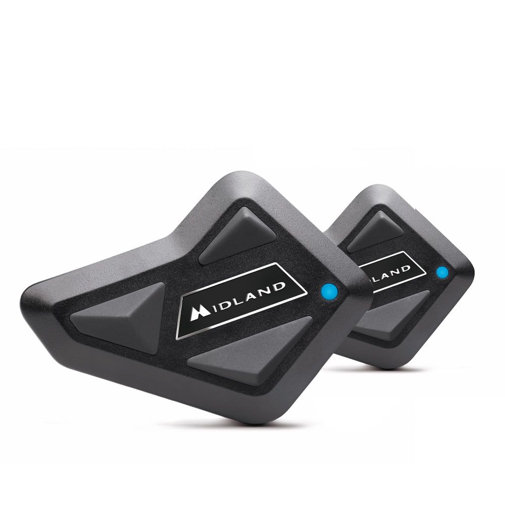 Set 2 bucati Sistem de comunicare Bluetooth Midland BT Mini Twin pentru motociclisti