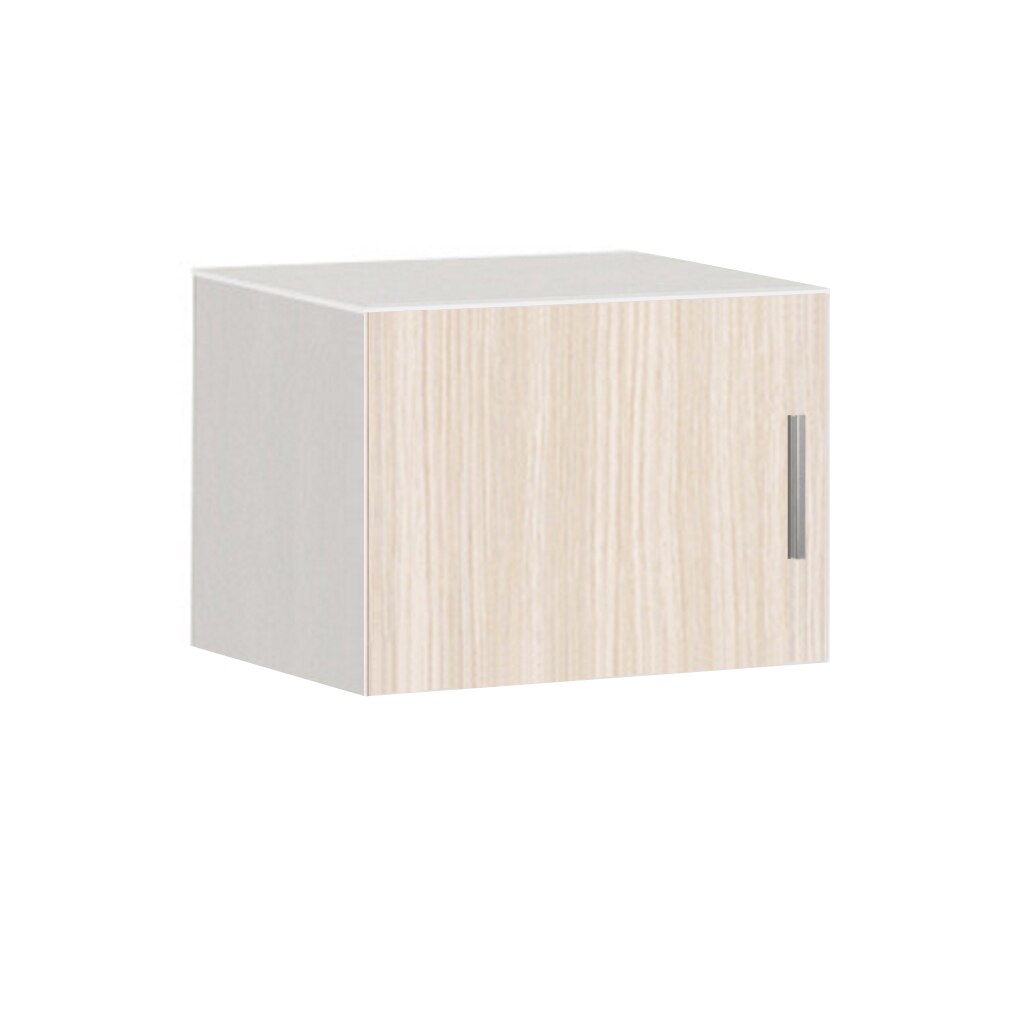 Suprapozabil cu 1 usa, Alb si Stejar Ferrara, H40xL45xA50, PAL 18 mm