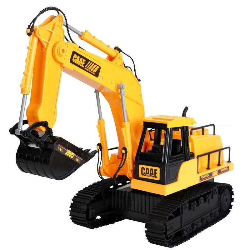 Excavator PROCART, cu telecomanda 7 canale, reincarcabil USB, 18x13.5x33.5 cm, rotire 360 grade