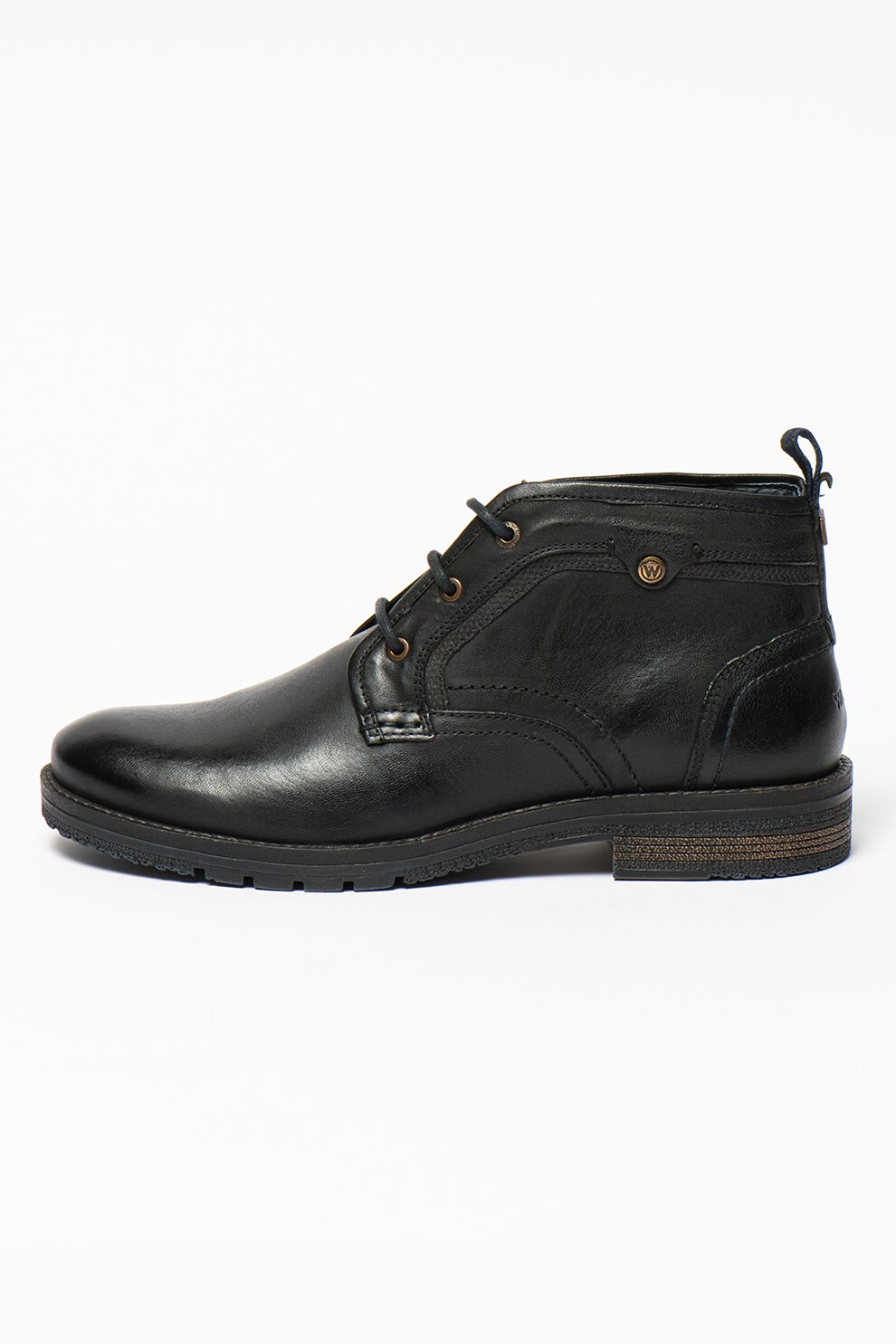 Wrangler, Ghete chukka din piele Bookie, Gri antracit