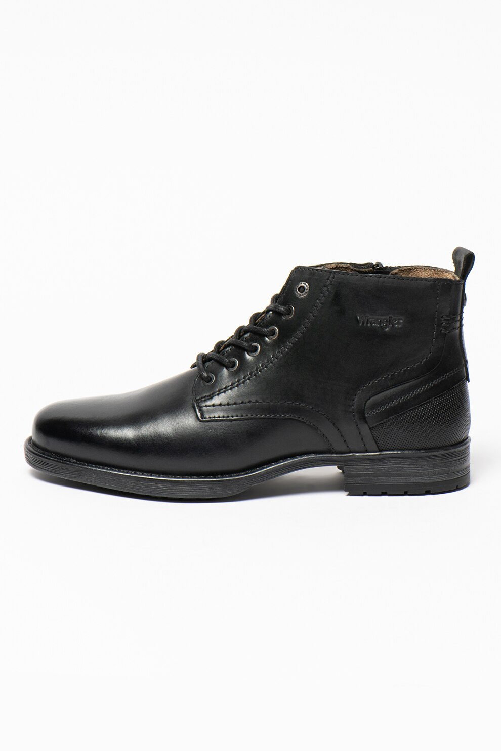 Wrangler, Ghete biker din piele Marlon, Negru