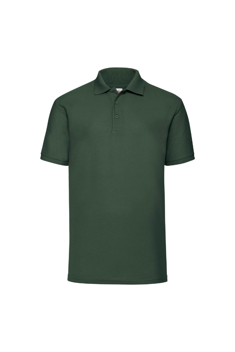 Tricou Fruit Of The Loom Polo, Poliester/Bumbac, Verde inchis, Verde inchis