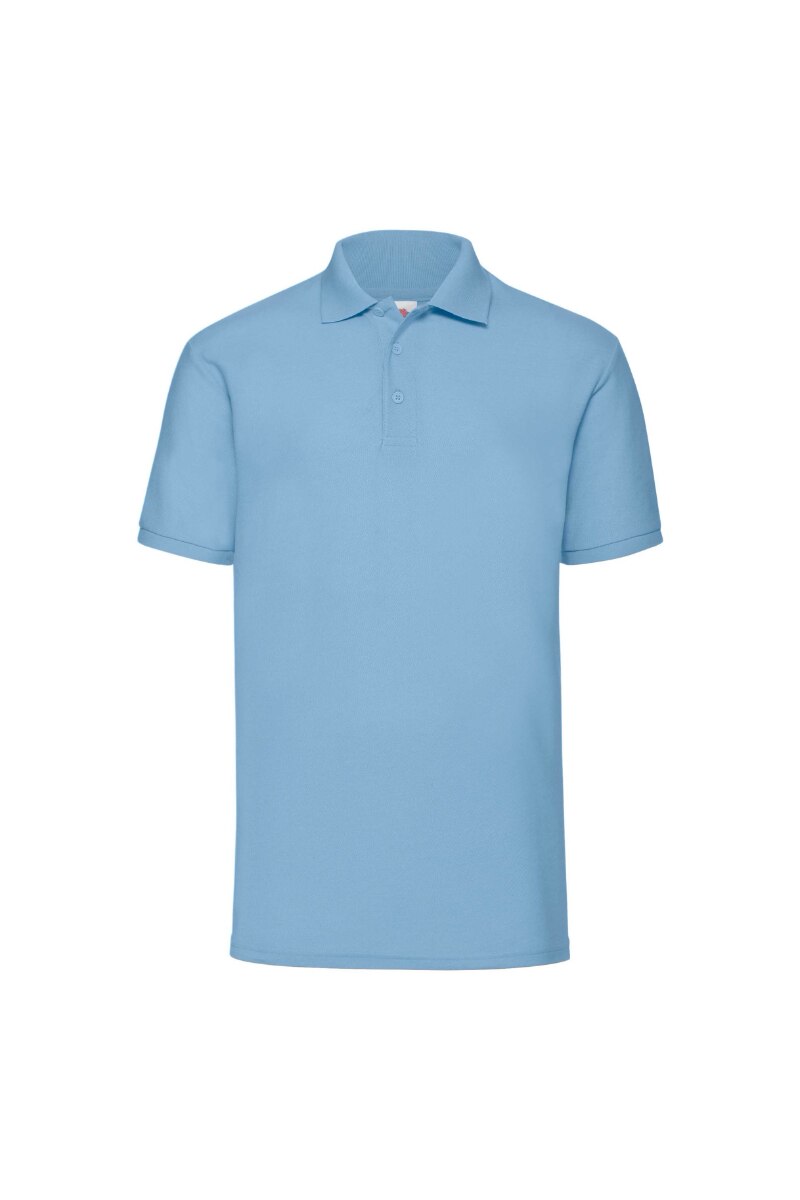 Tricou Fruit Of The Loom Polo, Poliester/Bumbac, Albastru deschis, Albastru deschis