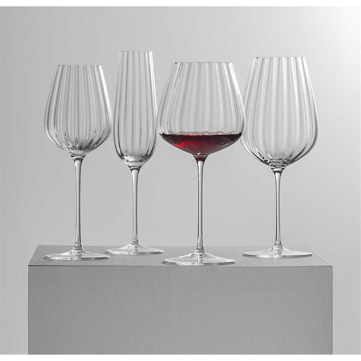 Комплект чаши за вино 570 мл Bohemia Crystal Waterfall, 6 броя