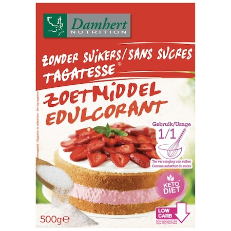 Indulcitor de masa din tagatoza Tagatesse, fara zaharuri, 500g