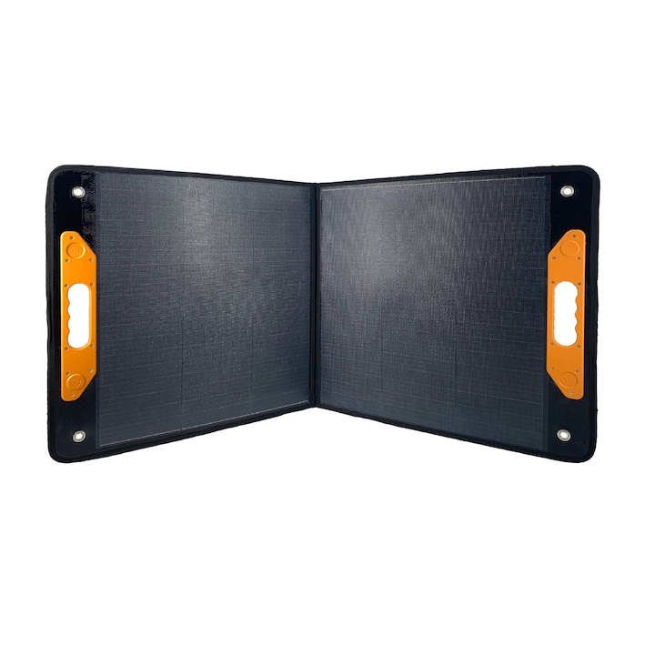 PANOU SOLAR PYRAMID® 18V - 60W, PLIABIL, PORTABIL, CU 2 x PORT USB si iesire DC