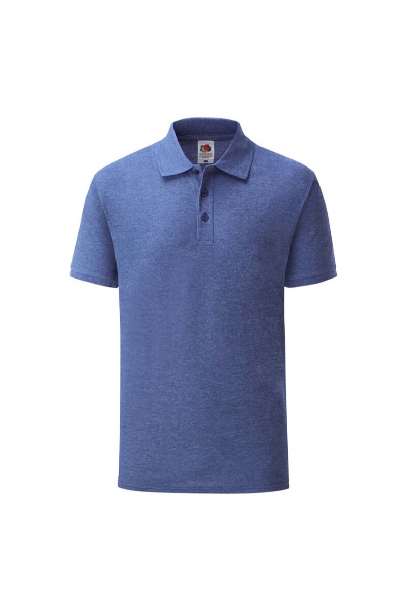 Tricou Fruit Of The Loom Polo, Poliester/Bumbac, Albastru royal