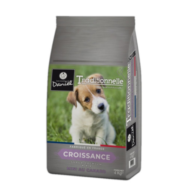 Крокети Traditionelle мини породи подрастващи кучета, с патица, Les Recettes de Daniel, 4 kg
