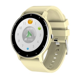 Smartwatch ZL02, BeSmart, Ultra-subtire, Ecran tactil, Rezistent la apa, Bluetooth, Auriu