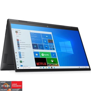 Laptop 2 in 1 HP ENVY x360 15-eu0030nn cu procesor AMD Ryzen™ 5 5500U, 15.6 Laptop 2 in 1 HP ENVY x360 15-eu0030nn cu procesor AMD Ryzen™ 5 5500U, 15.6