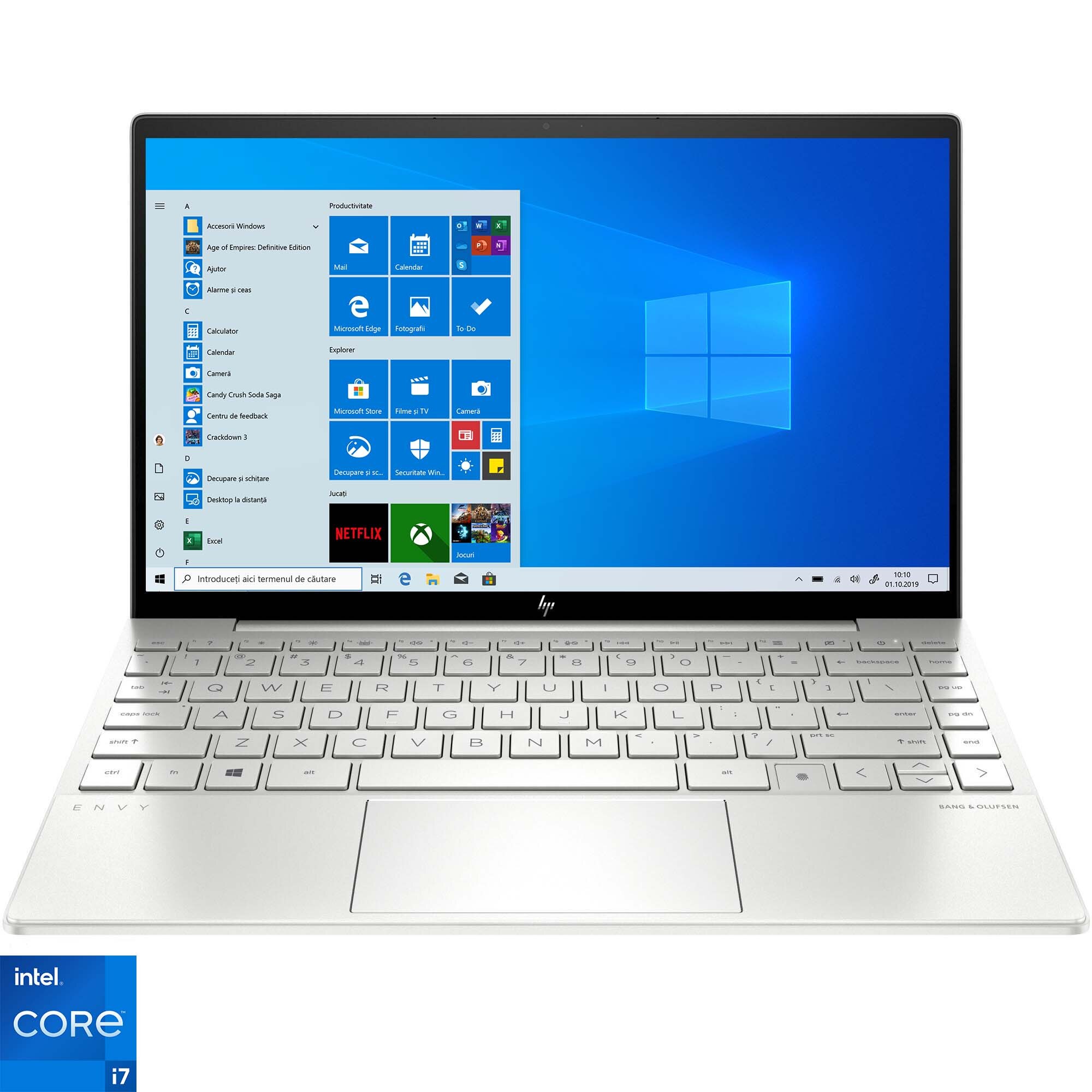 Laptop ultraportabil HP ENVY 13-ba1015nn cu procesor Intel® Core™ i7-1165G7, 13.3