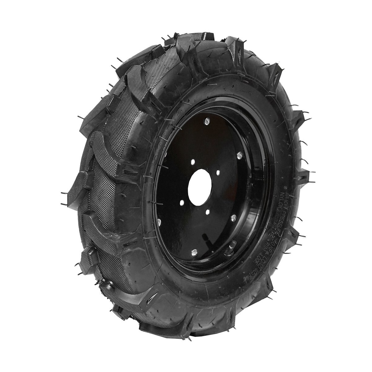 Anvelopa cu janta neagra 500/12 R1 8PR crampon