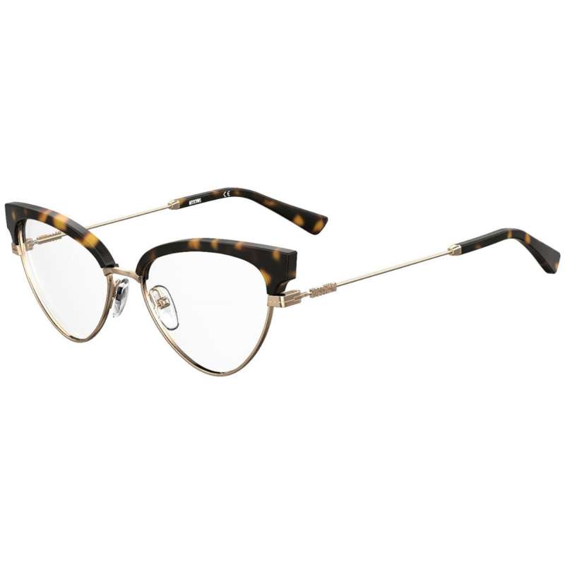 Rame ochelari Moschino, MOS560 - 086, Havana/ Auriu