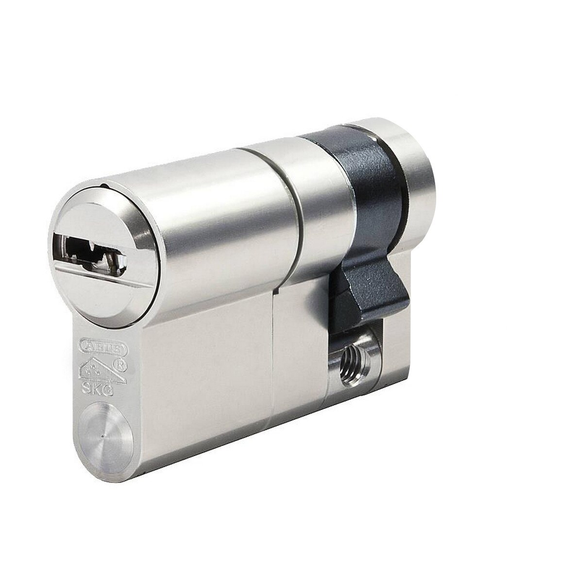 Semicilindru usa ABUS Bravus 3500 MX Magnet, 10x30 mm, profil cheie protejata pana in 2037, sistem Intellitec, protectie anti-gaurire, antirupere, 16 pini activi pe 3 randuri, 3 chei