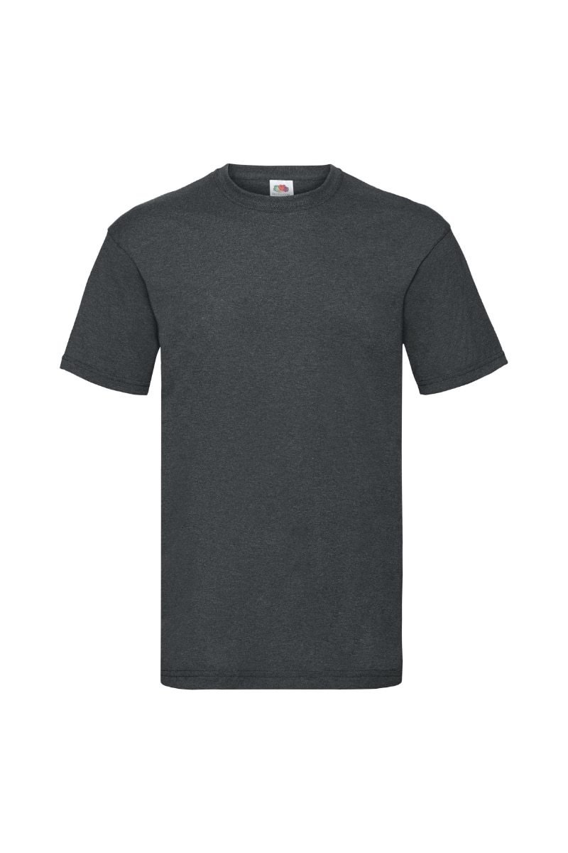 Tricou Fruit of the Loom, Valueweight, Bumbac Gri, Gri inchis