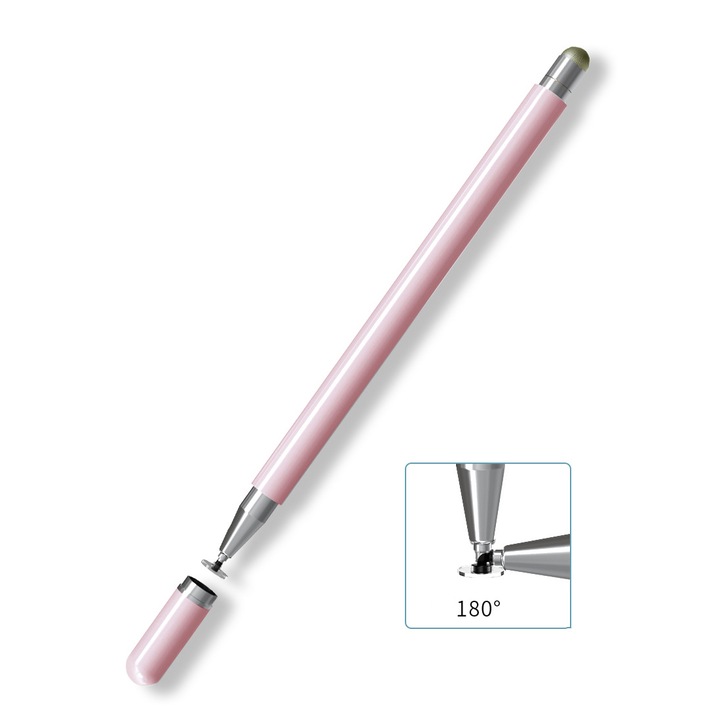 Pix pentru tableta, GOGOU, scris de mana, desen, iPad, 145mm, aur roz