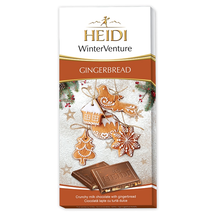 Ciocolata lapte cu turta dulce Heidi Gingerbread, 90g