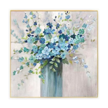 Tablou pictura manual ulei pe panza Accent, 330729 -16, Flori, 80x80 cm Tablou pictura manual ulei pe panza Accent, 330729 -16, Flori, 80x80 cm