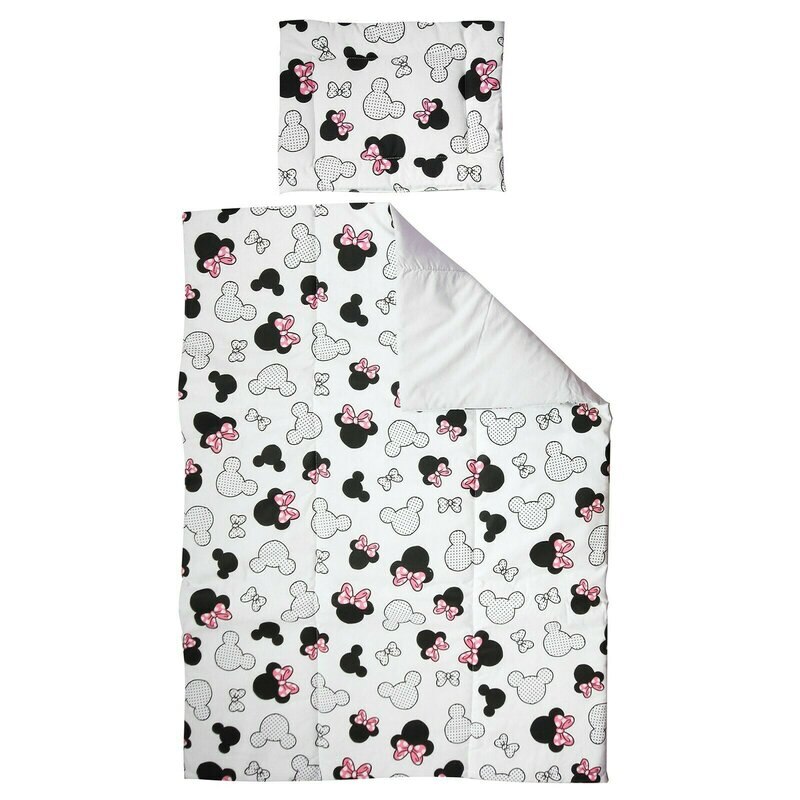 Lenjerie 2 piese, Prichindel, Minnie, gri, 120x60cm