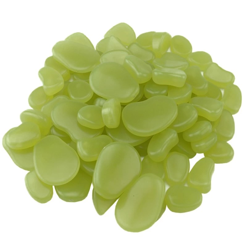 Pietricele fosforescente decorative glow verde deschis, PROCART, decor exterior si interior, 1000 g
