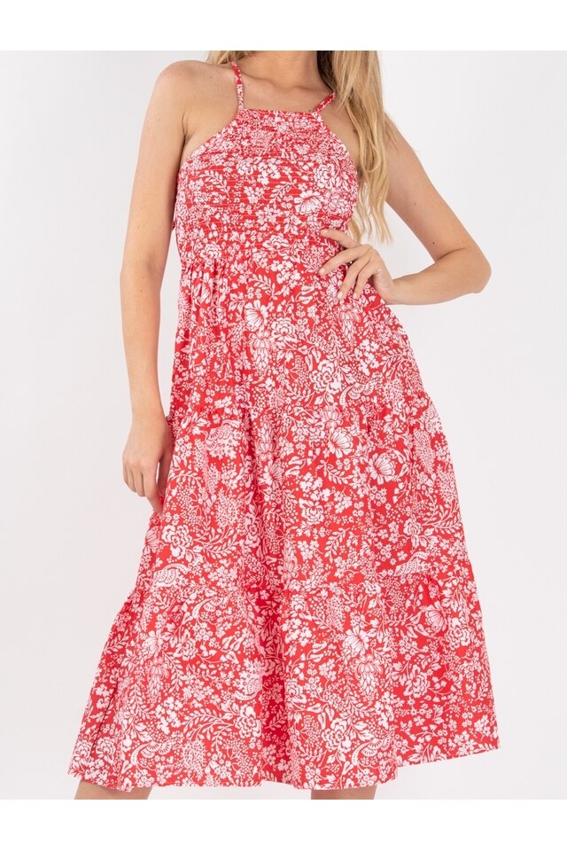 Rochie Dama Linnaea Rosu