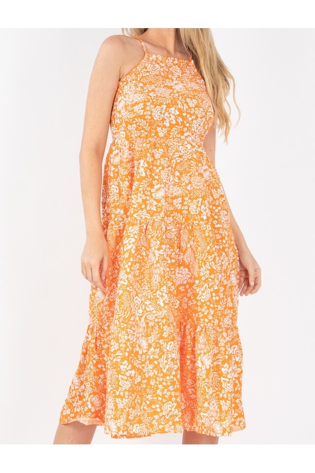 Rochie Dama Linnaea Portocaliu