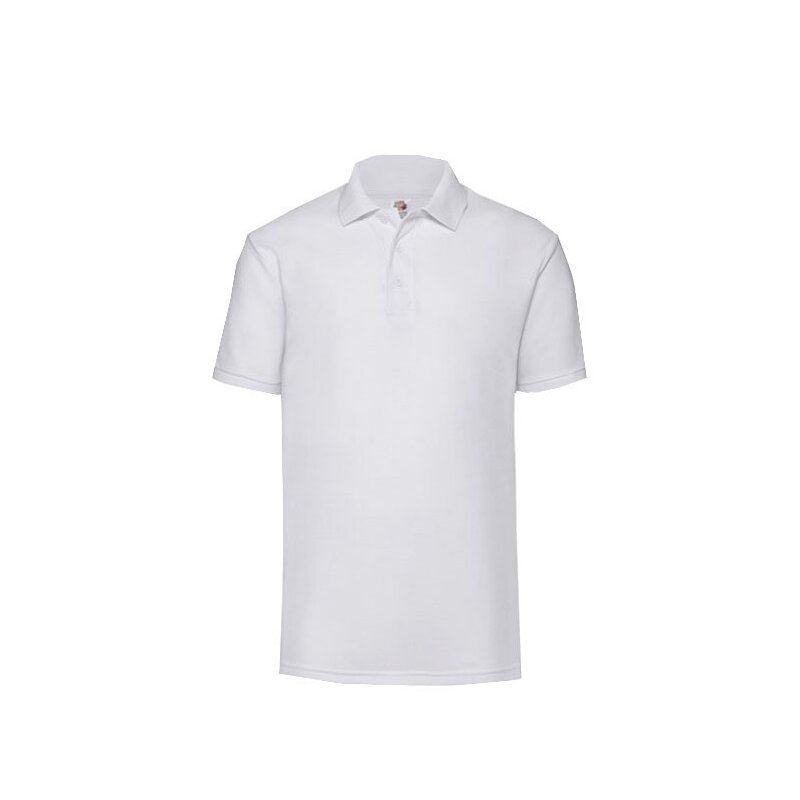 Tricou maneca scurta, polo, alb