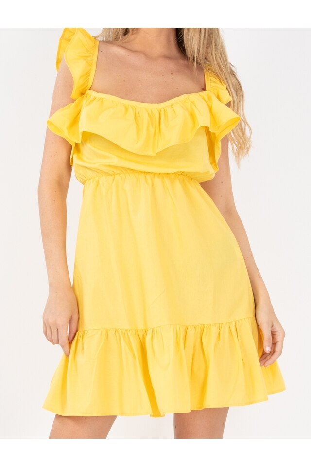 Rochie Dama Serpettine Galben, M