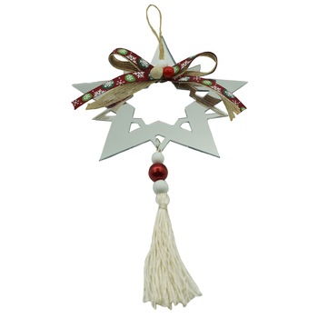 Ornament brad, Flippy, Model Stea, Argintiu, Lucios, 14 x 26CM, Acril, Interior/ Exterior Ornament brad, Flippy, Model Stea, Argintiu, Lucios, 14 x 26CM, Acril, Interior/ Exterior